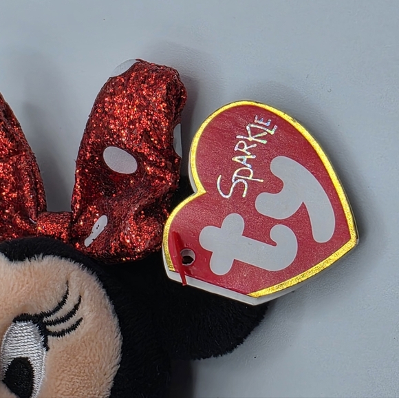 Ty Beanie Baby Disney Minnie Mouse Sparkle Plush - Picture 5 of 11